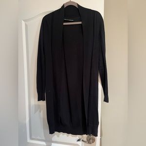 Allsaints silk/cotton long cardigan